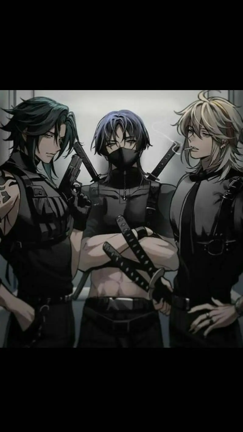ai character: Rav & Lyo & Syn   background