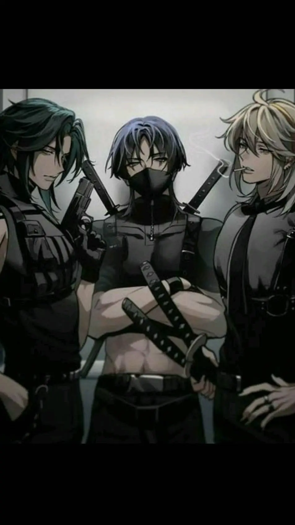 ai character: Rav & Lyo & Syn   background