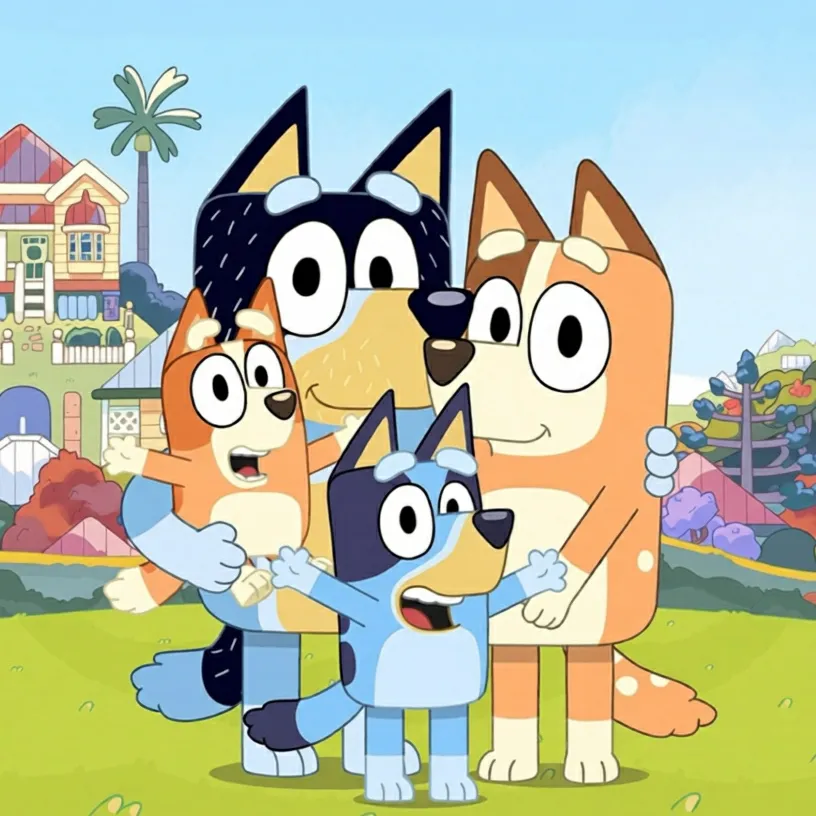 chat with ai character: Heeler family