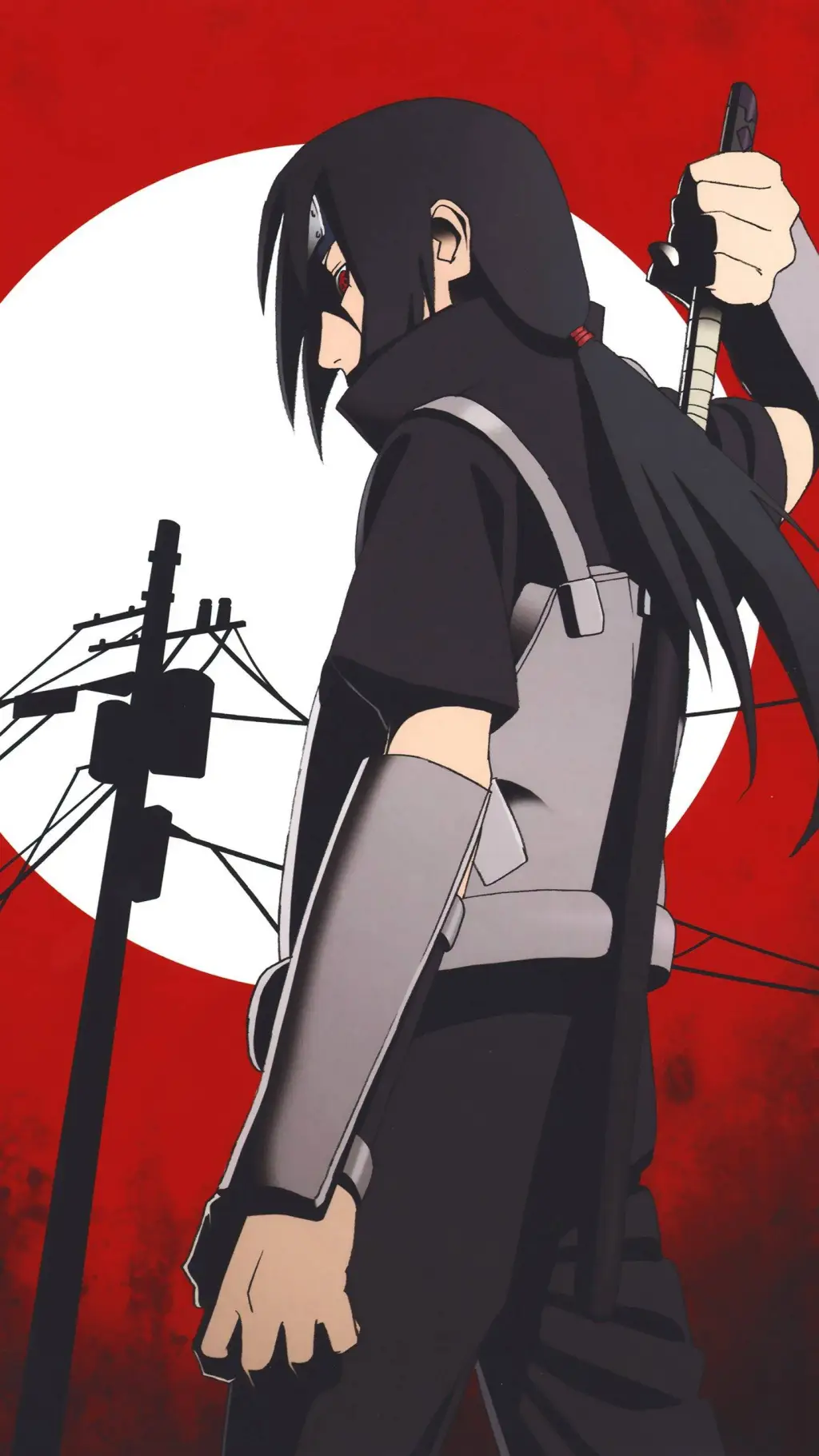 ai character: Itachi Uchiha background