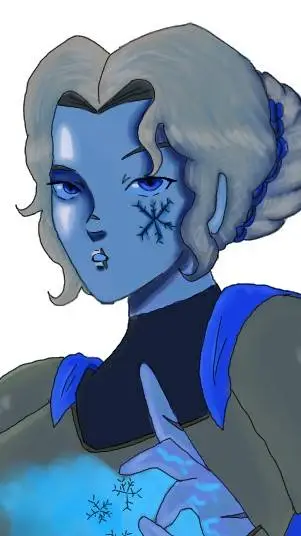 ai character: Goddess Thea background
