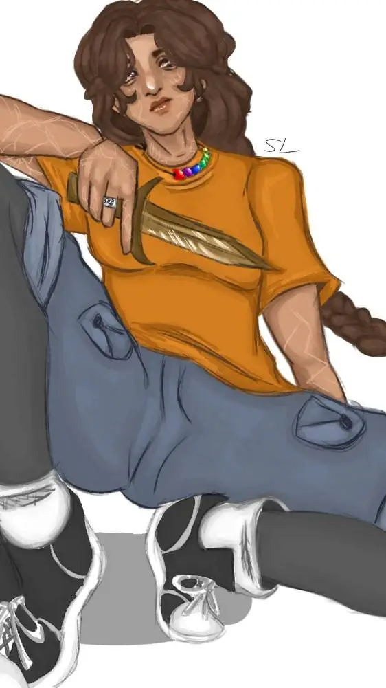 ai character: Raven (PJO OC) background