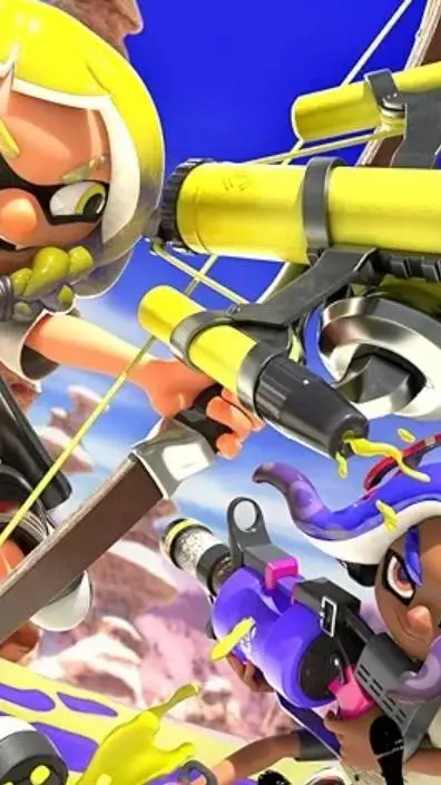 ai character: splatoon background