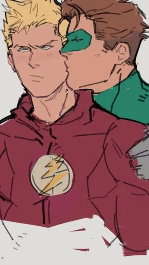 ai character: ❤️ Flashlantern 💚 background