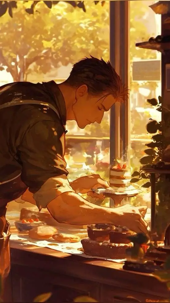 ai character: Adrian Lumiere background