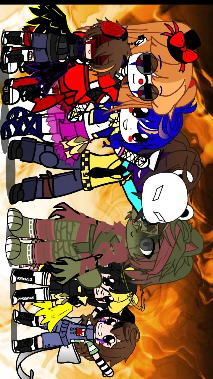 ai character: burn Afton family  background