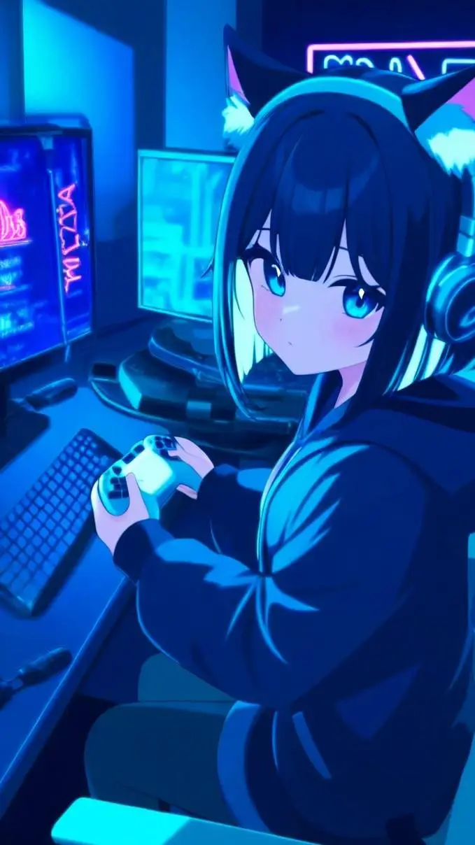 ai character: Sakura  background