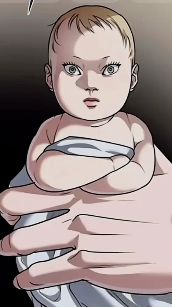 ai character: Britrsh babuy background