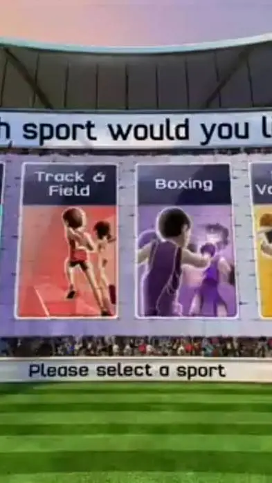 ai character: Kinect Sports background