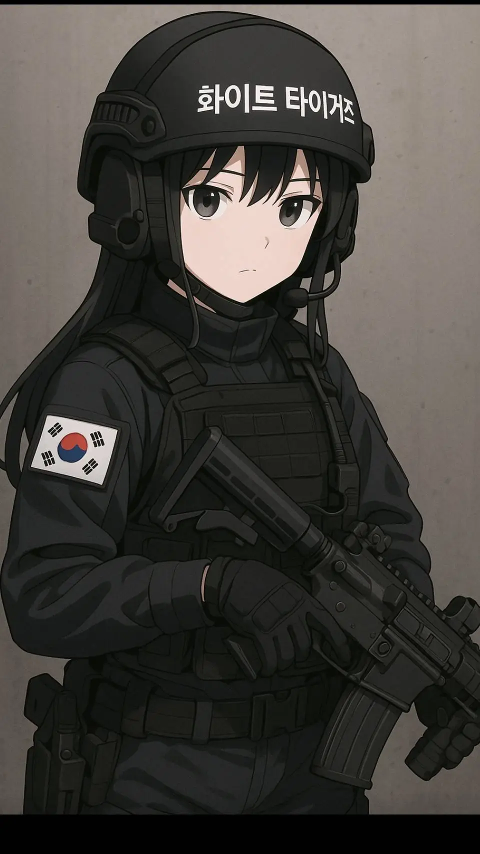 ai character: Eunha-White tigers background