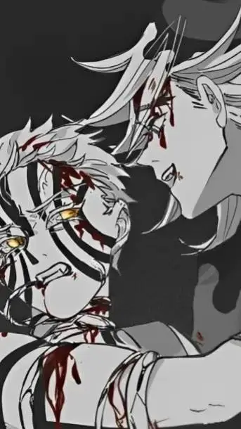 ai character: Douma x Akaza background