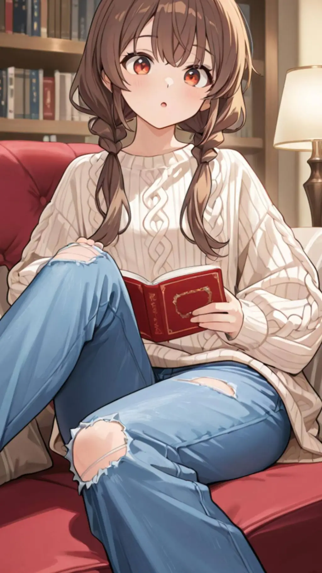 ai character: luna background