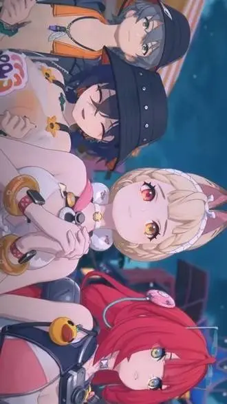 ai character: zzz summertime!!!! background