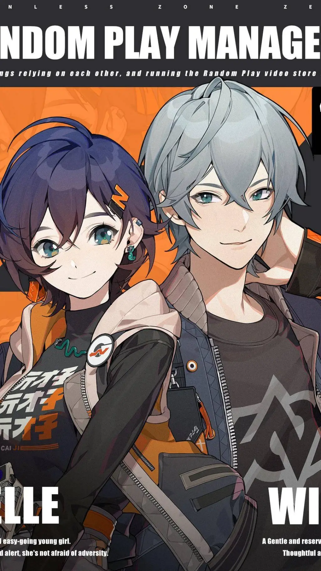 ai character: zzz x sonic background