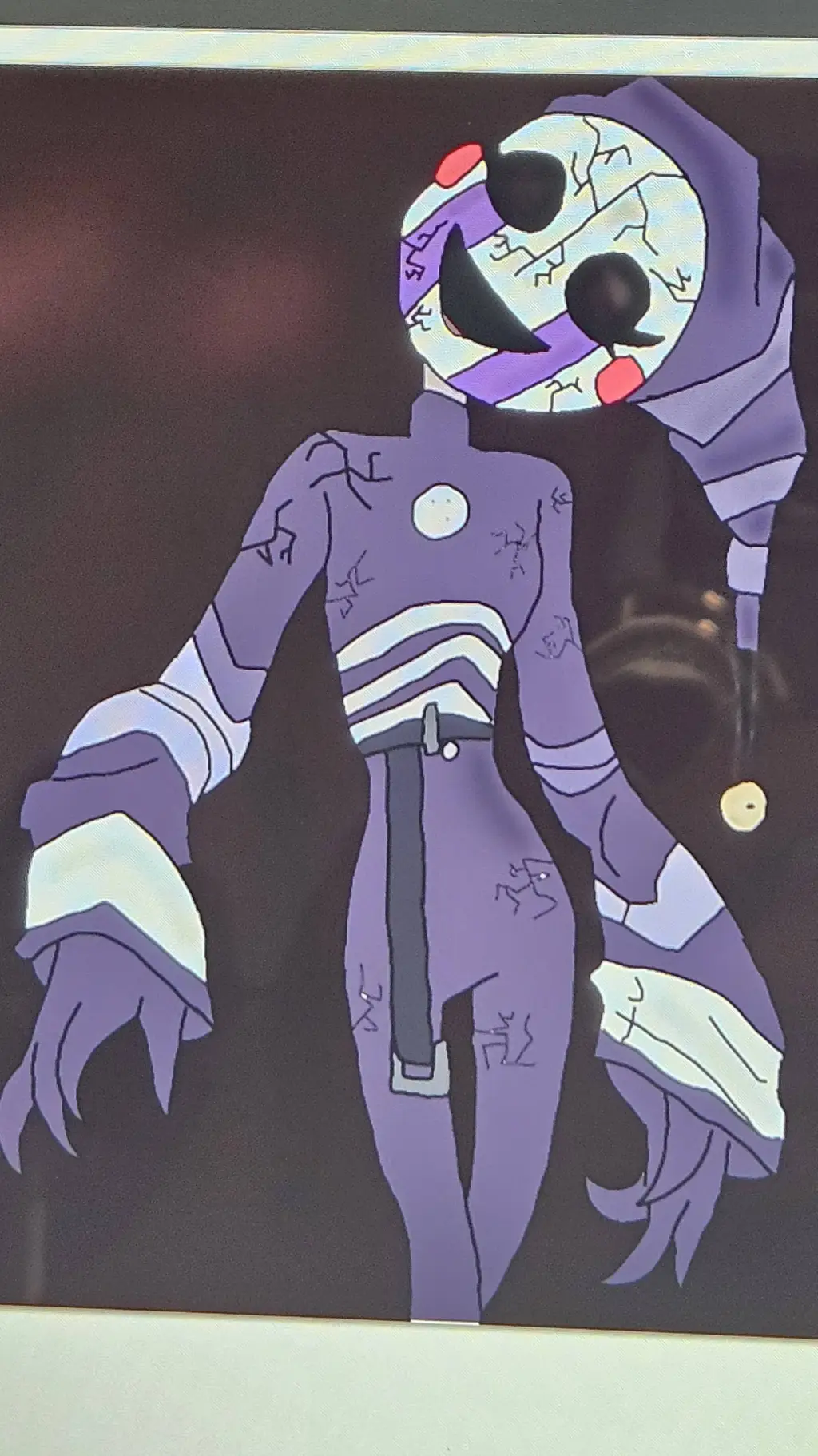 ai character: sun and moon background