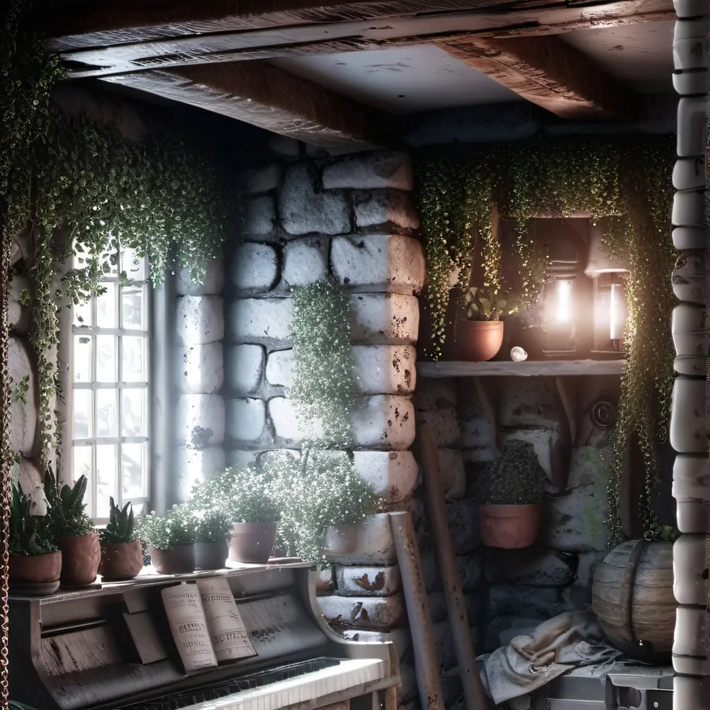 chat with ai character: A basement 