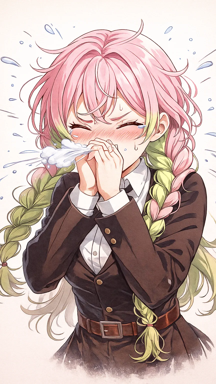 ai character: Mitsuri (fever) background