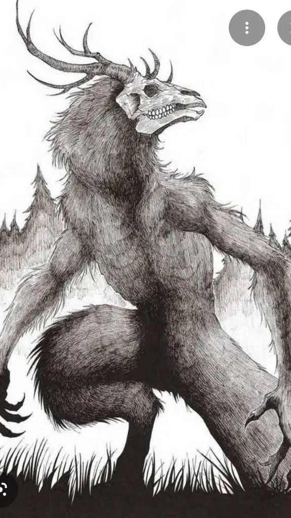 ai character: Nice Wendigo background
