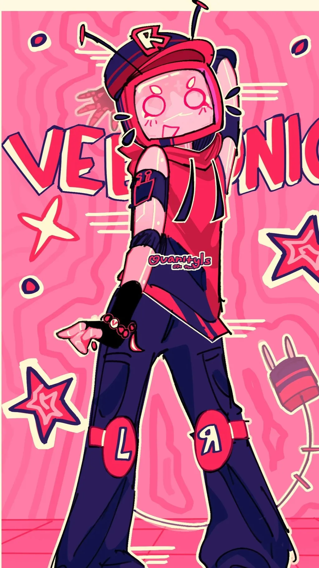 ai character: Veeronica :D background