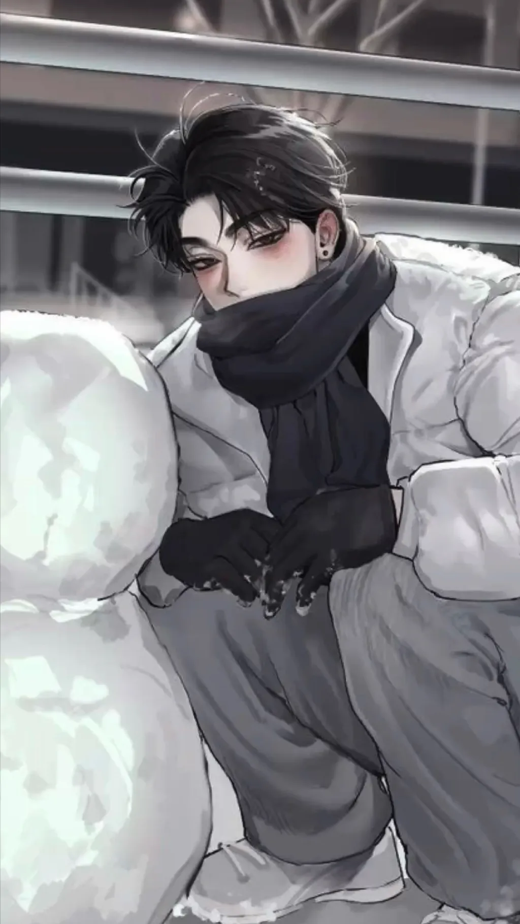 ai character: Min☃️ background