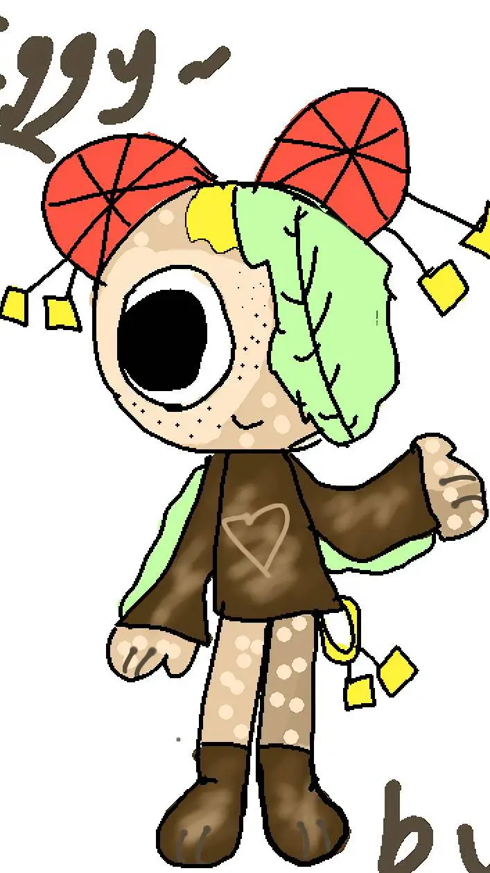 ai character: BURGER >:3 background