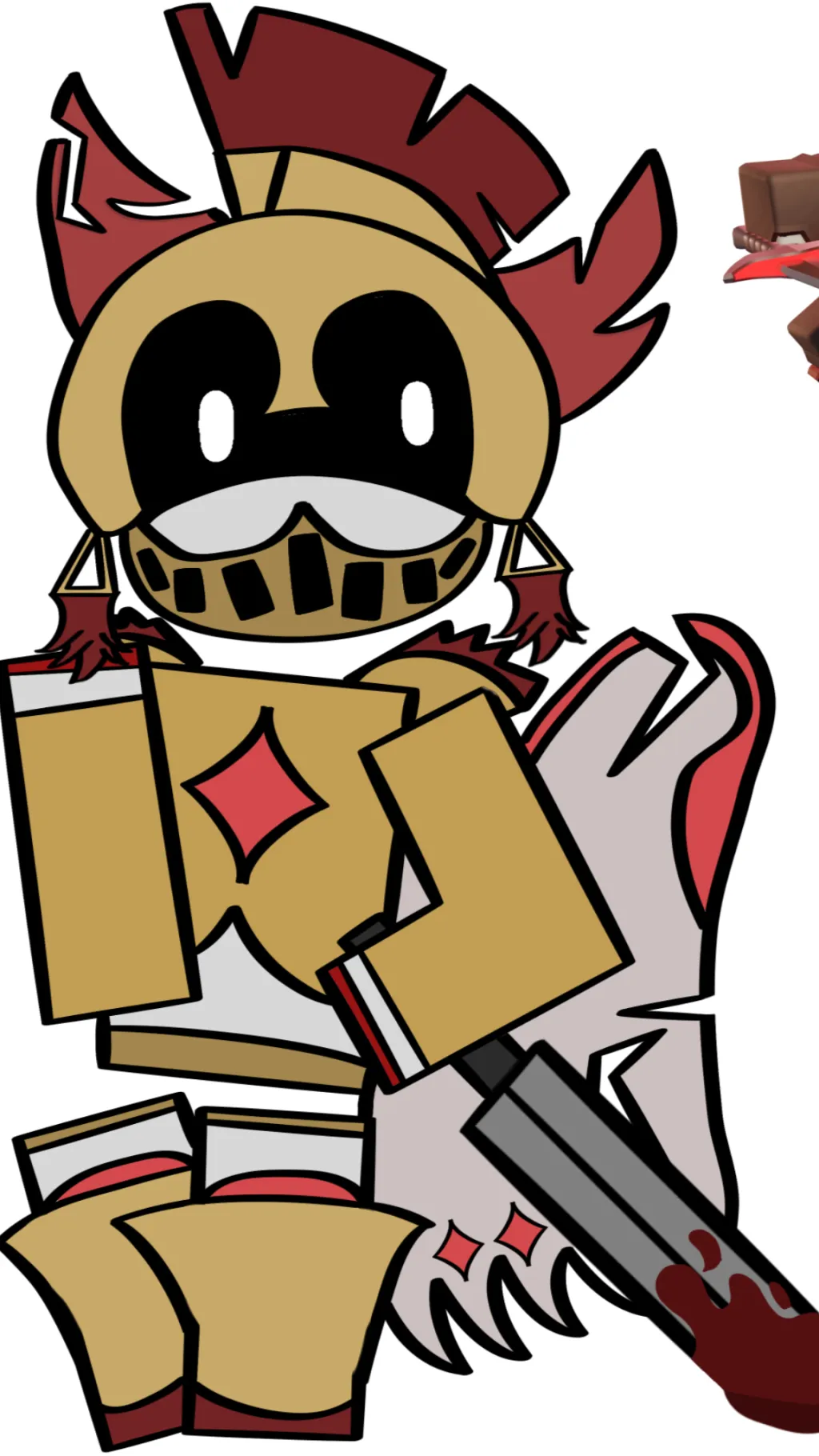 ai character: MHA x Phighting? background
