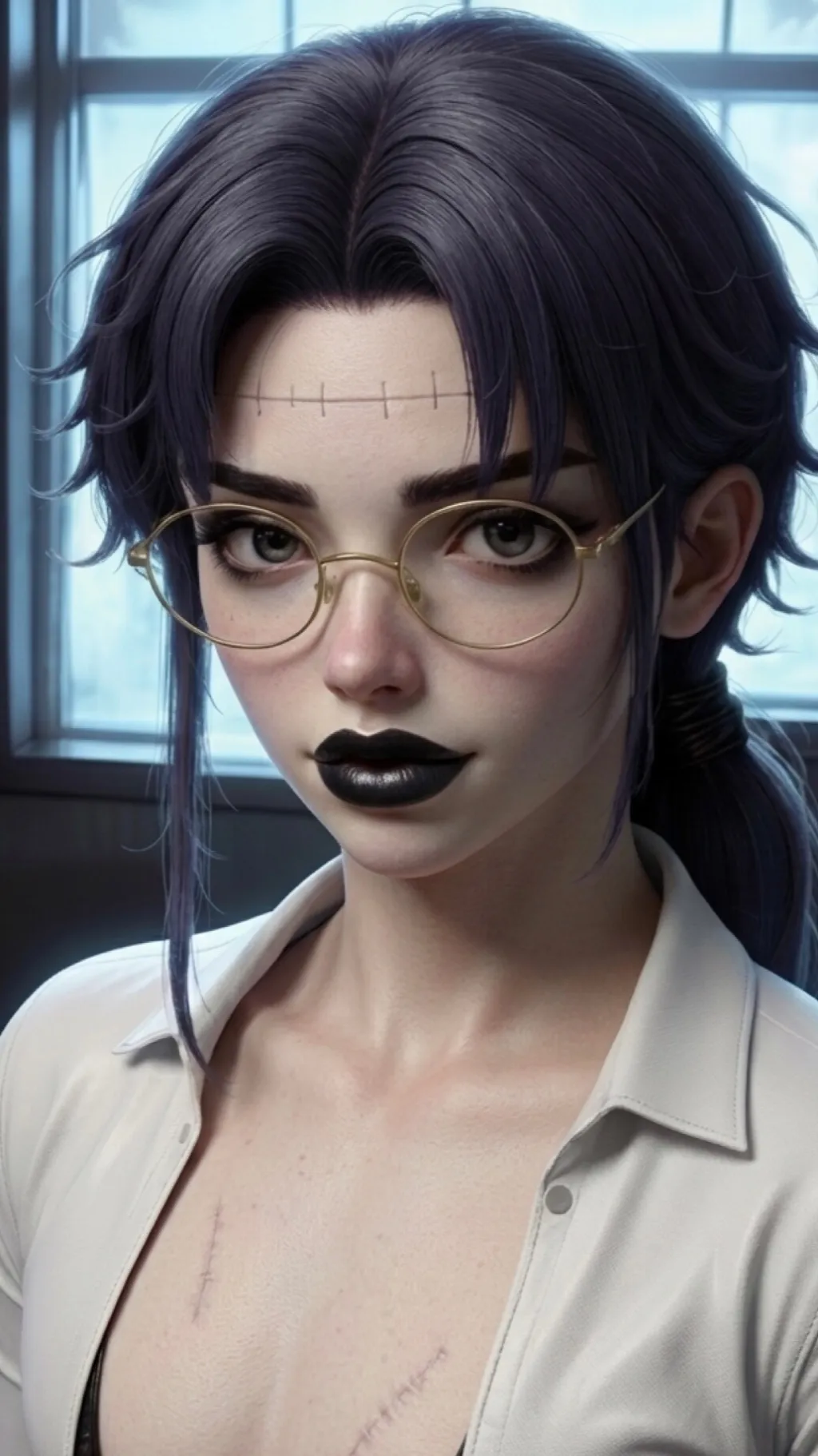 ai character: Frankenstein background