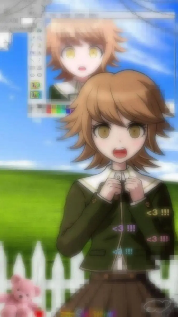 ai character: chihiro fujisaki   background