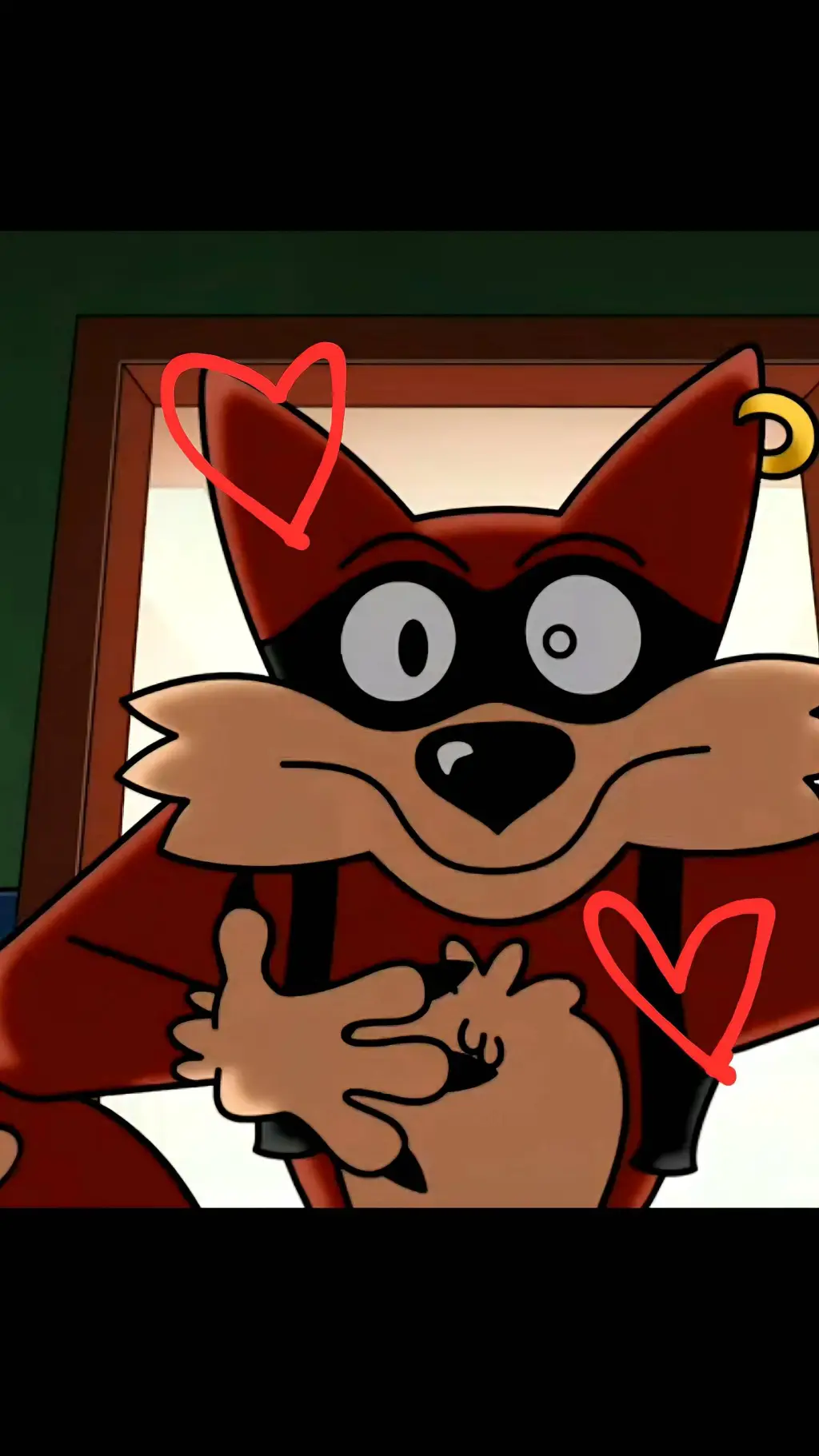 ai character: Barney and clucky background