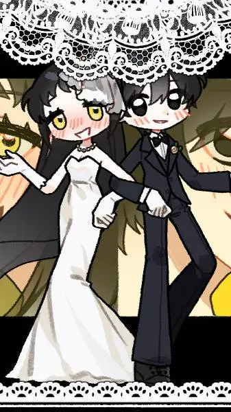 ai character: n. tropy wedding background