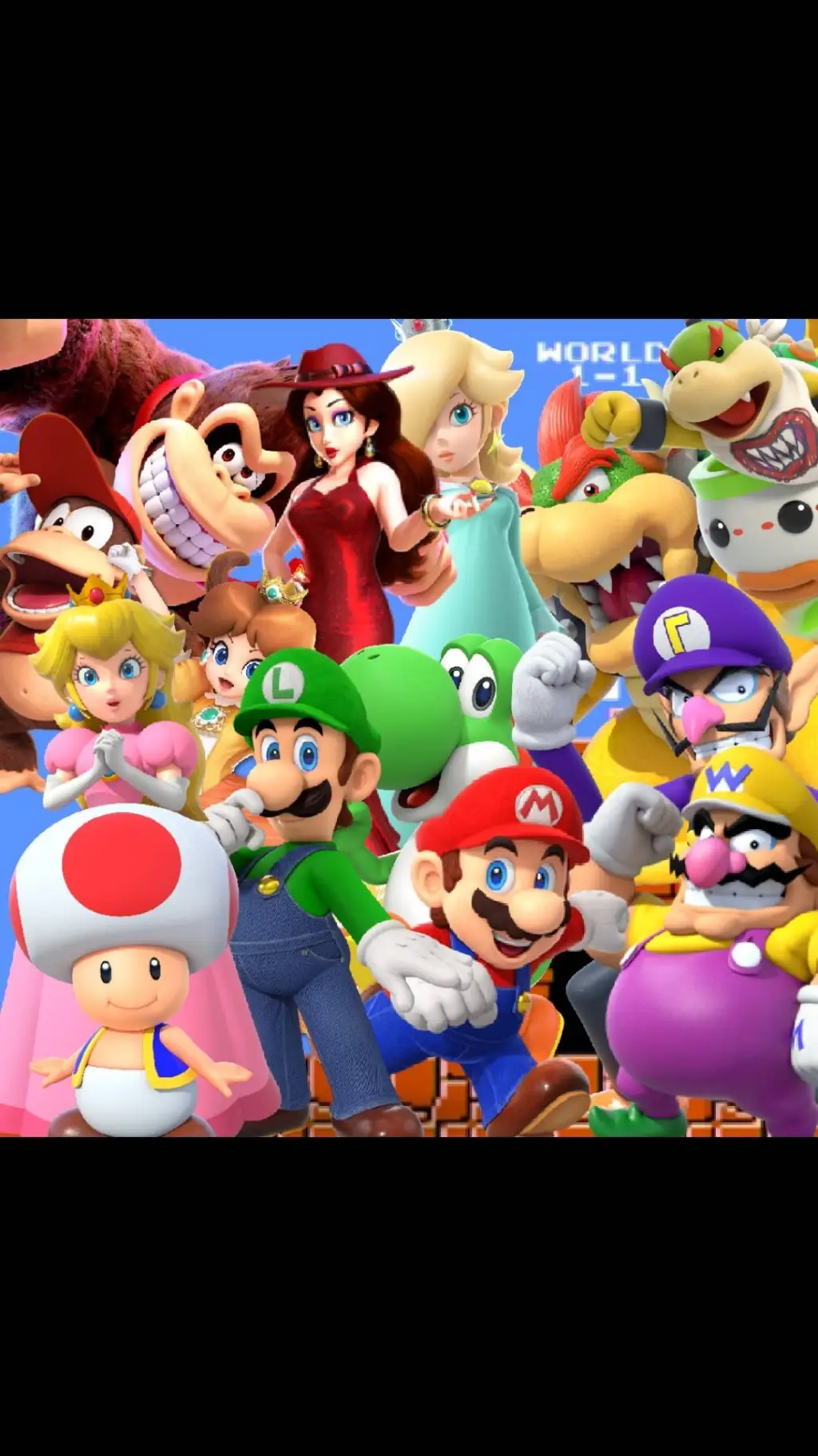 ai character: super mario bros background