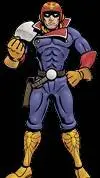 ai character: captain Falcon background