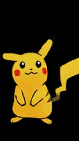 ai character: pikachu background