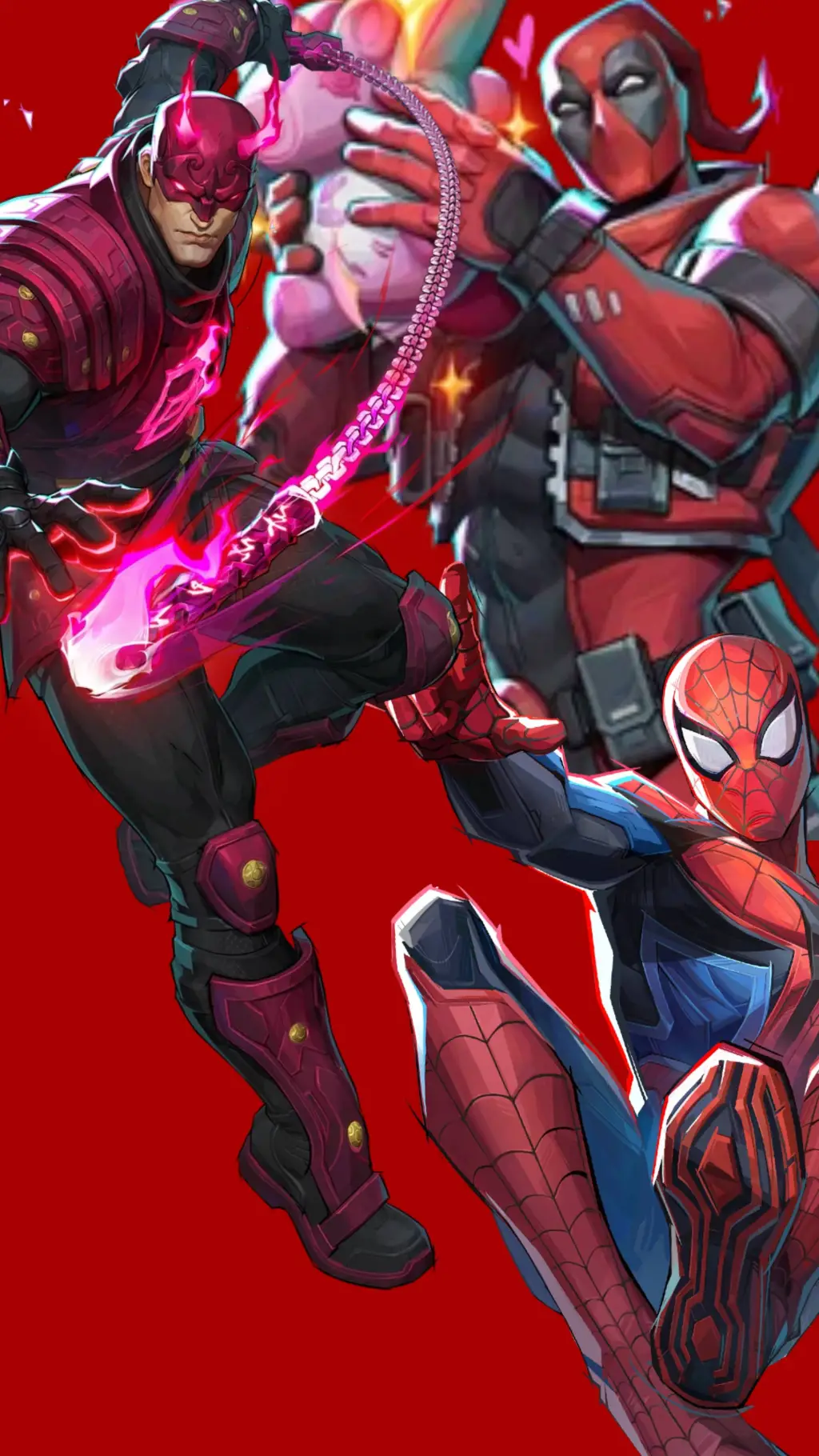 ai character: team red background