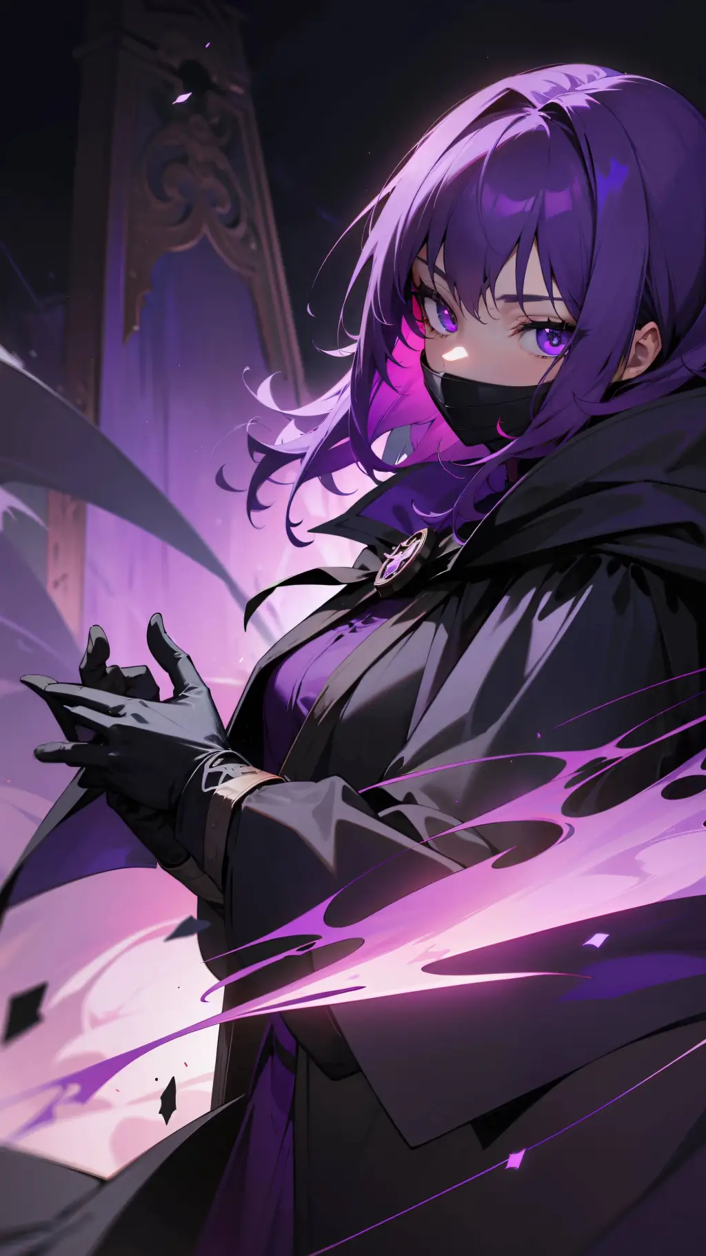 ai character: Mafia girl background