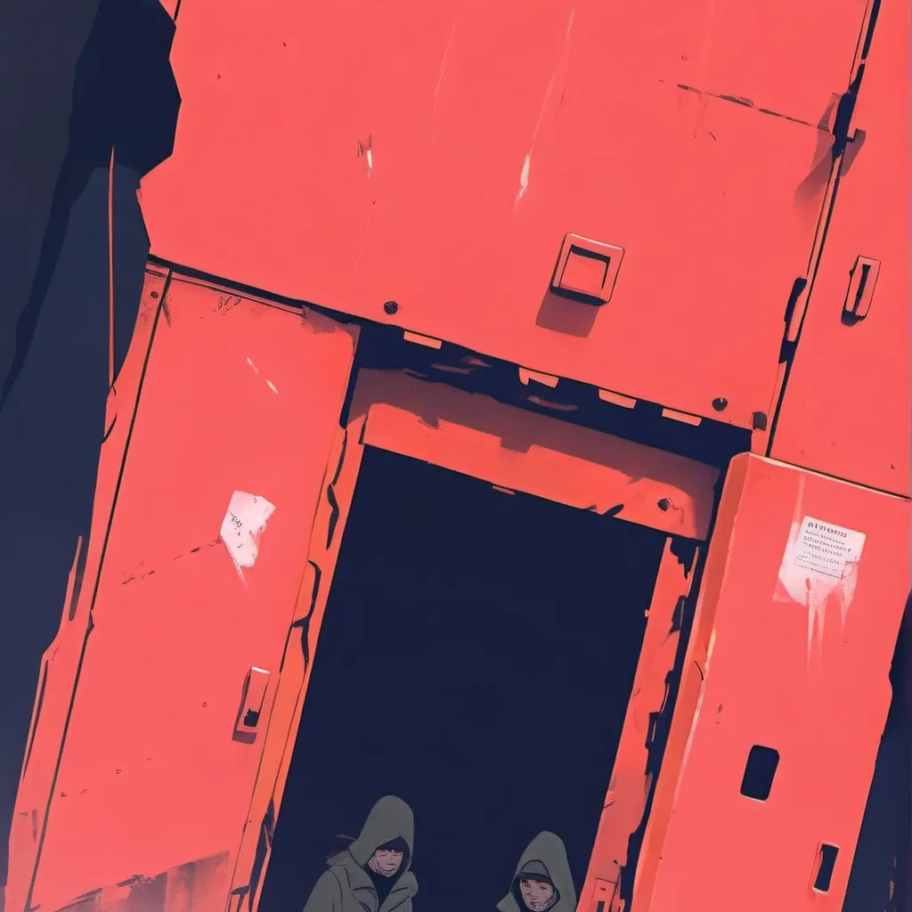 chat with ai character: Bunker door guard