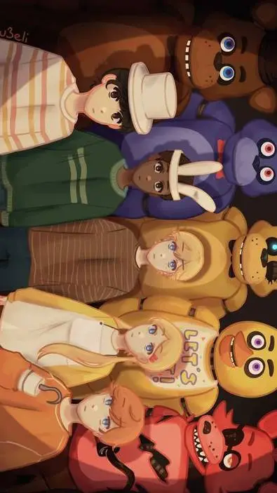 ai character: fnaf kids background