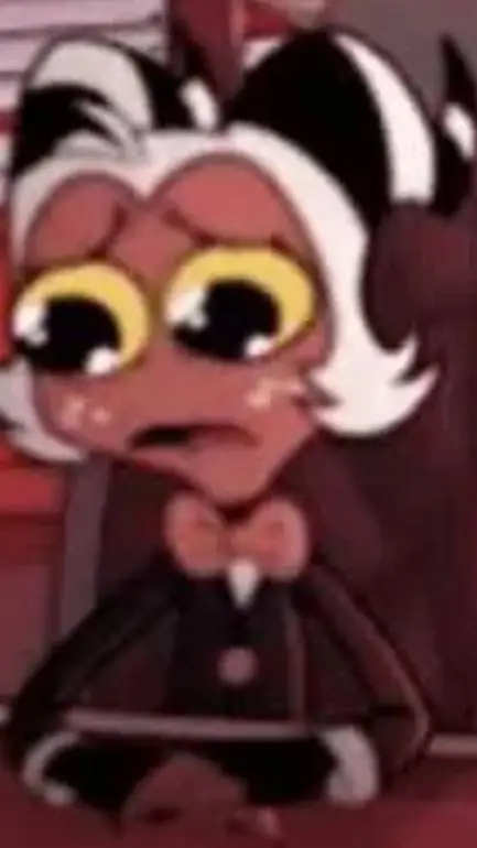 ai character: sad Moxxie background