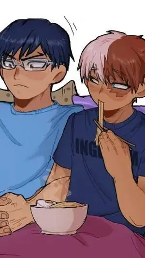ai character: Iida x Todoroki background