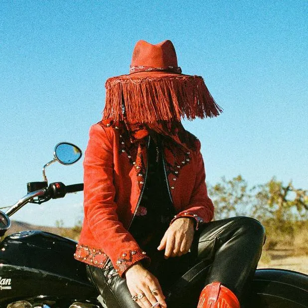 chat with ai character: red leather 