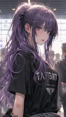 ai character: lavender  background