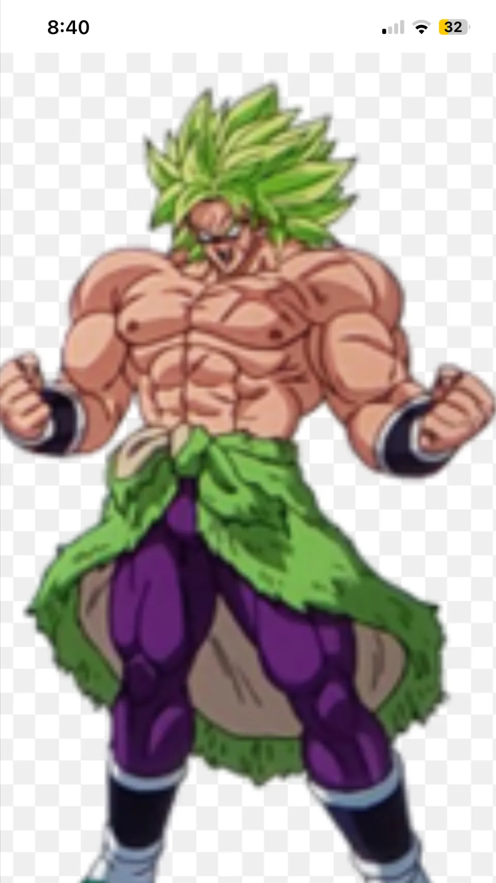ai character: Broly background