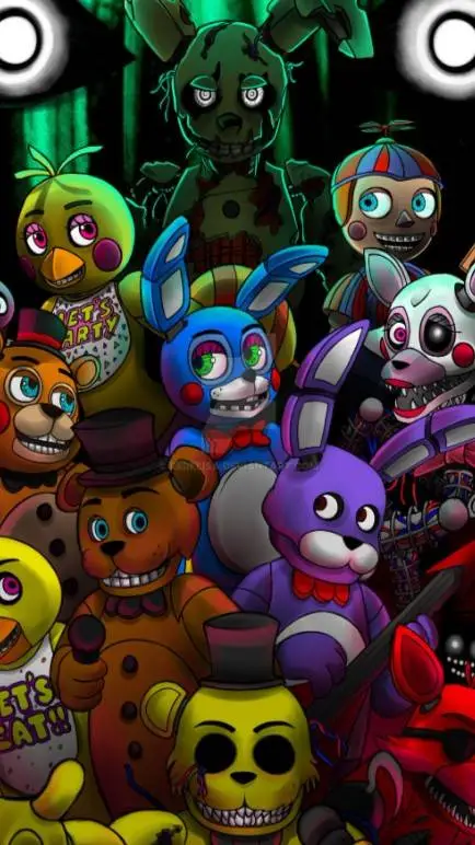 ai character: FNAF background
