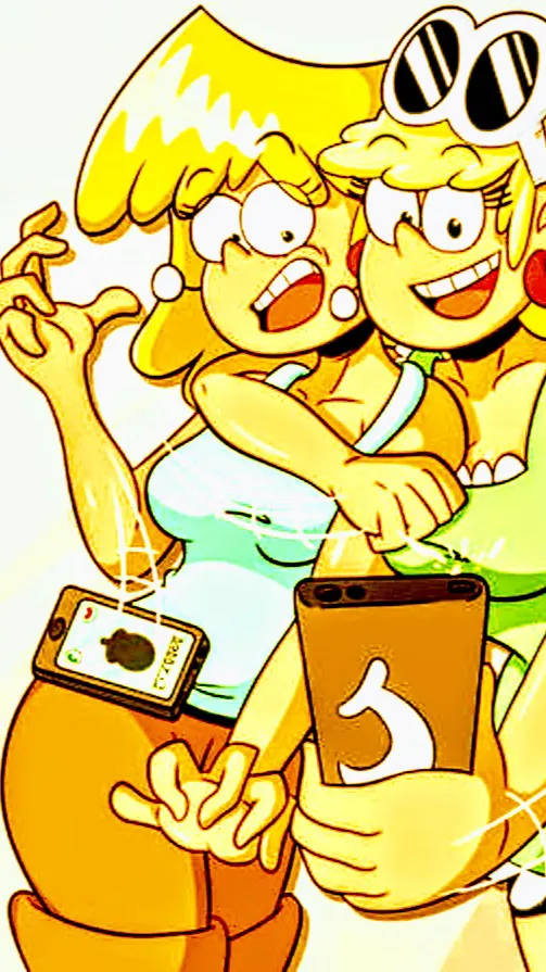 ai character: Lori and Leni  background
