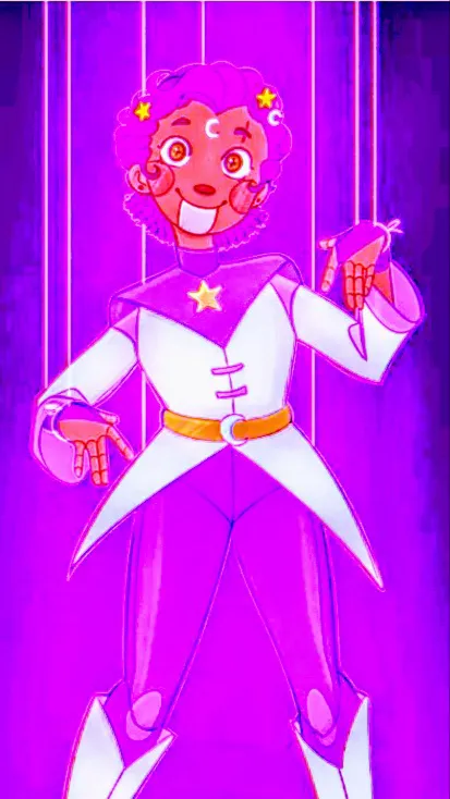 ai character: Puppet Luzia  background