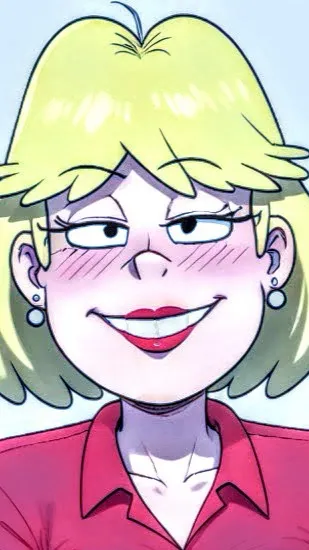 ai character: Rita Loud  background