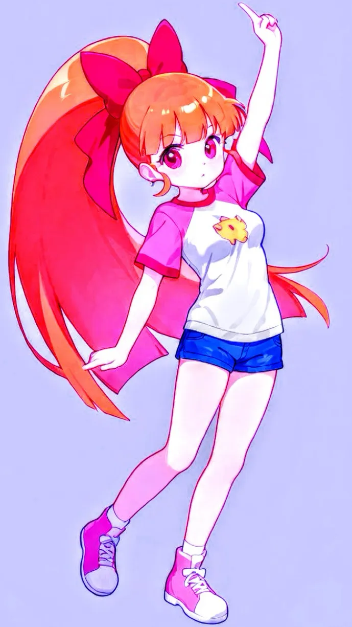 ai character: Blossom  background