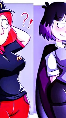 ai character: Johanna and Kaisa  background