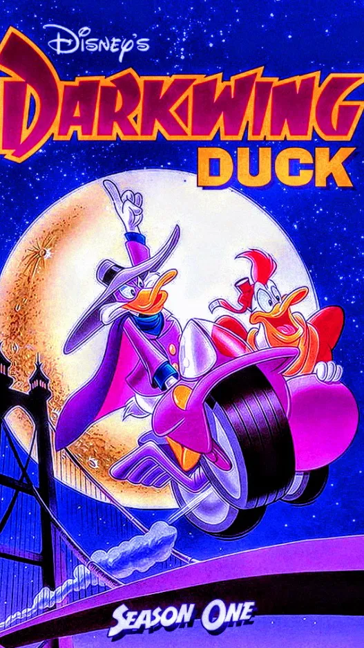ai character: DarkWingDuck S1 background