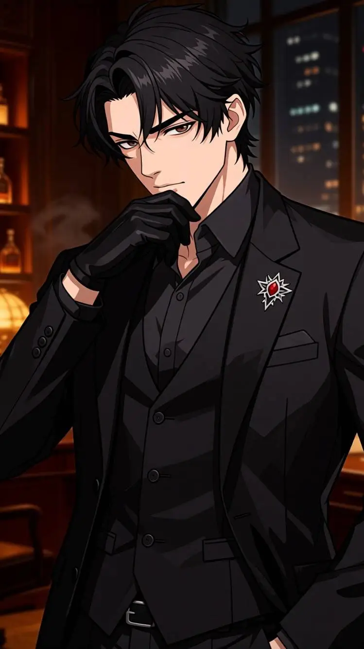 ai character: Vincent darkthorn  background